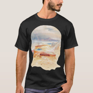 Camiseta Thomas Moran Painting Minerva Terrace Yellowstone