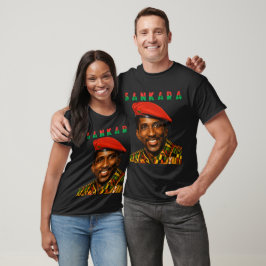 Camiseta Thomas Sankara Arte Pan-Africano - Burquina Faso