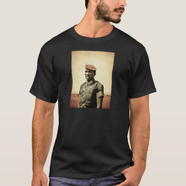 Camiseta Thomas Sankara - Burkina Faso - presidente (Frente)