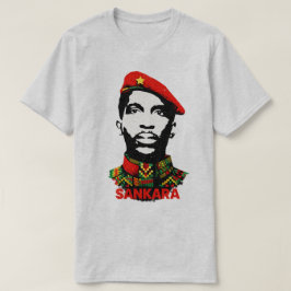 Camiseta Thomas Sankara Kente Revolucionário Pan-Africano