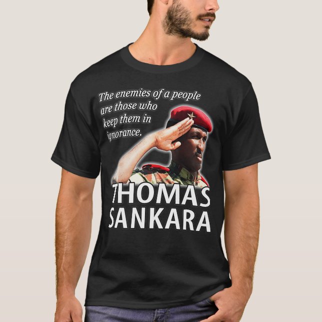 Camiseta Thomas Sankara Os Inimigos do Prêmio das Pessoas  (Frente)