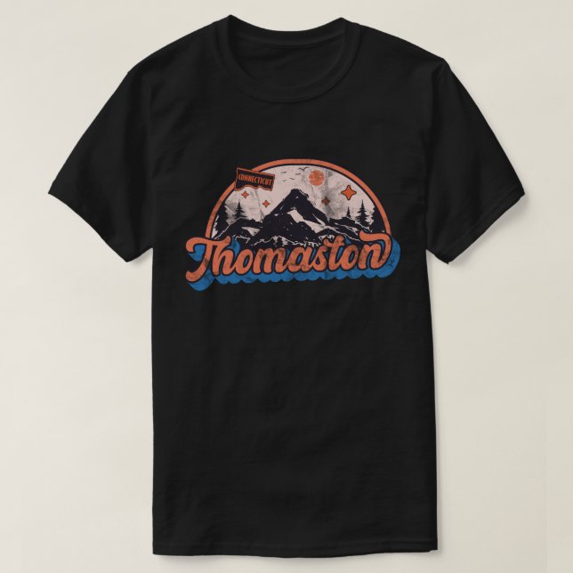 Camiseta Thomaston, Connecticut (Frente do Design)