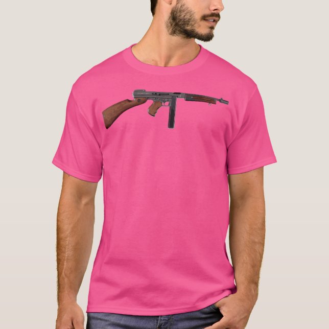 Camiseta Thompson M1A1 - Arma da Submáquina (Frente)