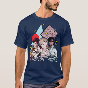 Camiseta Thompson Twins Retro 80s Estilo FanArt