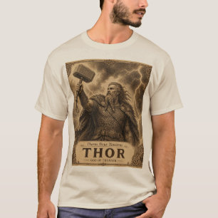 Camiseta Thor Deus do Trovão Mitologia Nórdica