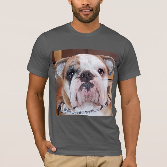 Camiseta Thor o t-shirt do adulto do buldogue (Frente)