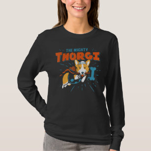 Camiseta Thorgi O Deus Do Corgi Corgi Proprietário