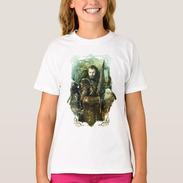 Camiseta THORIN OAKENSHIELD™, Dwalin e Gráfico Balin (Frente)