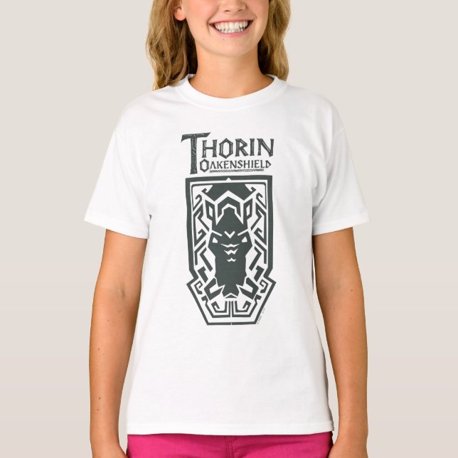 Camiseta THORIN OAKENSHIELD™ - Símbolo de blindagem (Frente)