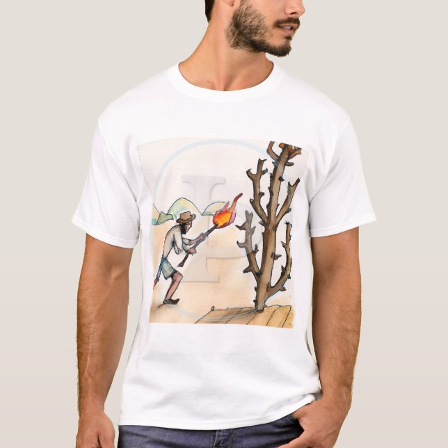 Camiseta Thorn Rune Art ᚦ | Anglo-saxão Viking Runic (Frente)