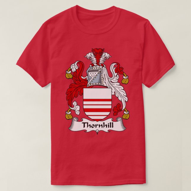 Camiseta Thornhill Coat of Arms Family Crest  (Frente do Design)