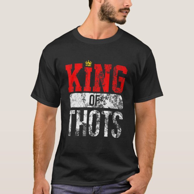 Camiseta Thot Player Thots Single Guy Bro Dating For Him  G (Frente)