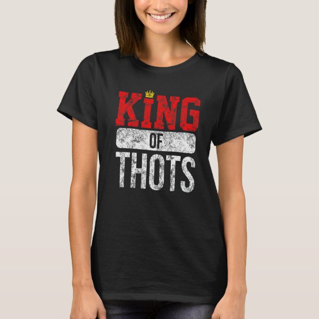 Camiseta Thot Player Thots Single Guy Bro Dating For Him  G (Frente)