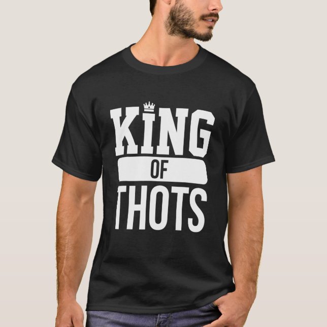 Camiseta Thot Player Thots Single Guy Bro Dating For Him  G (Frente)