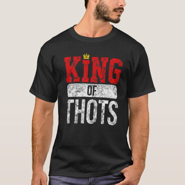 Camiseta Thot Player Thots Single Guy Bro Dating For Him  G (Frente)