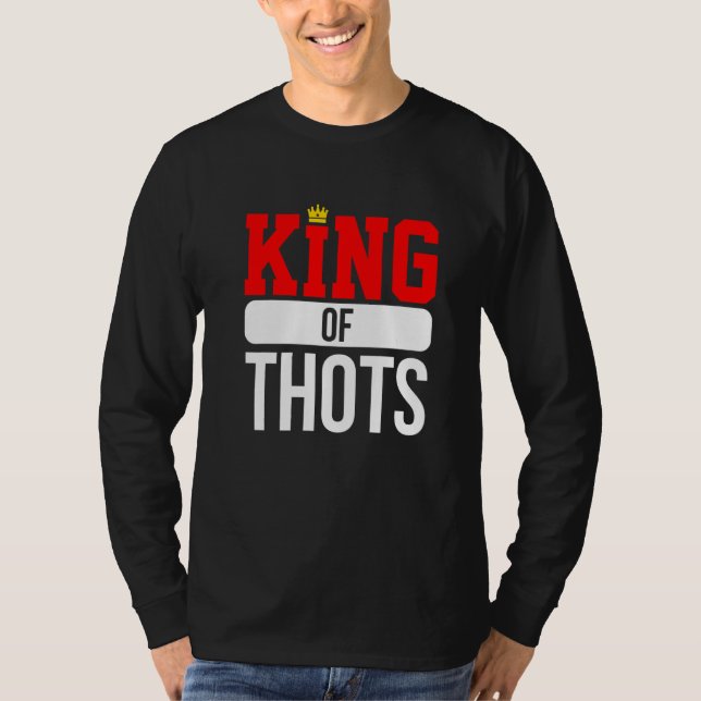 Camiseta Thot Player Thots Single Guy Bro Dating For Him  G (Frente)