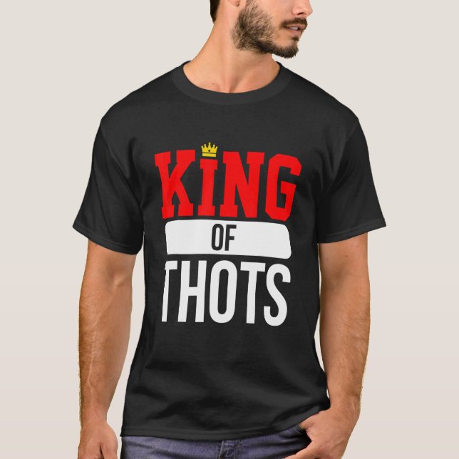 Camiseta Thot Player Thots Single Guy Bro Dating For Him  G (Frente)