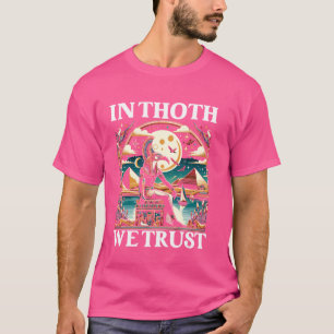 Camiseta Thoth Egípcio Mythology Diety Ibis Antigo Egito