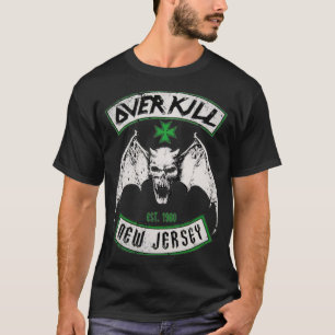 CAMISETA THRASH METAL OVERKILL NOVA JERSEY AMÉRICA