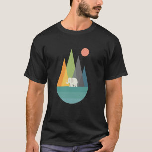 Camiseta Threadless Andy Westface Gráfico Caminhar em Paz