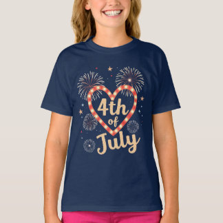 Camiseta Threads da Liberdade: Bold American Pride Impressõ