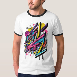 Camiseta Threads do grafite: Declarações de Estilo Urbano