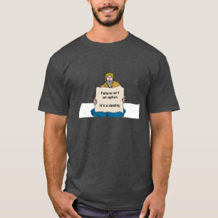 Camiseta Threads Inferiores Escuros Humorosos para Baixo e 