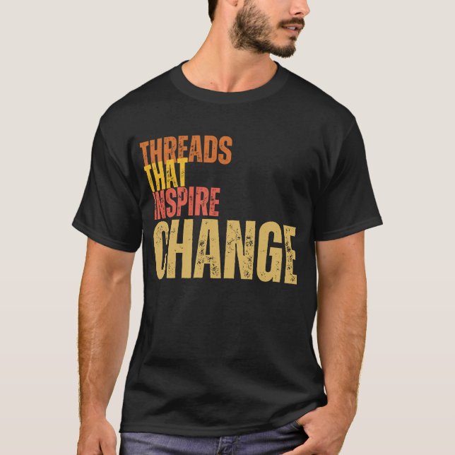 Camiseta Threads que inspiram mudanças (Frente)