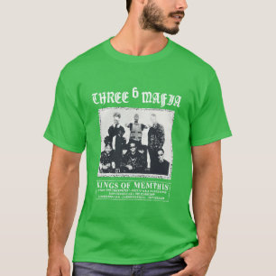 Camiseta Three 6 Mafia engraçado