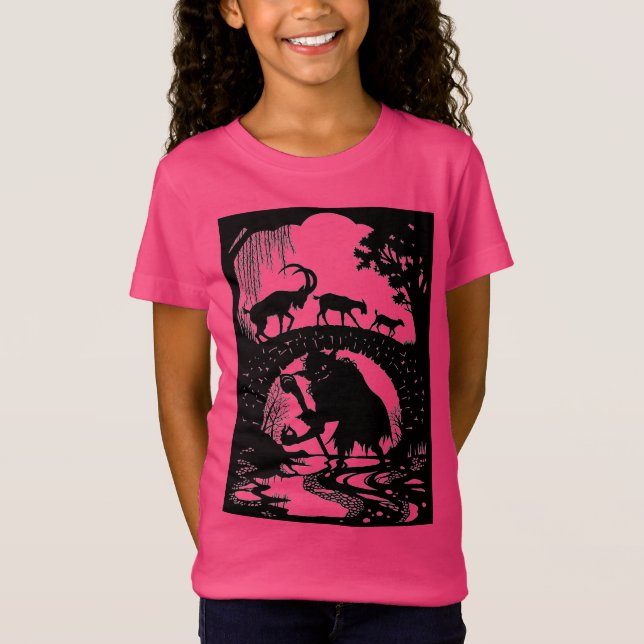 Camiseta Three Billy Goats Gruff   (Frente)