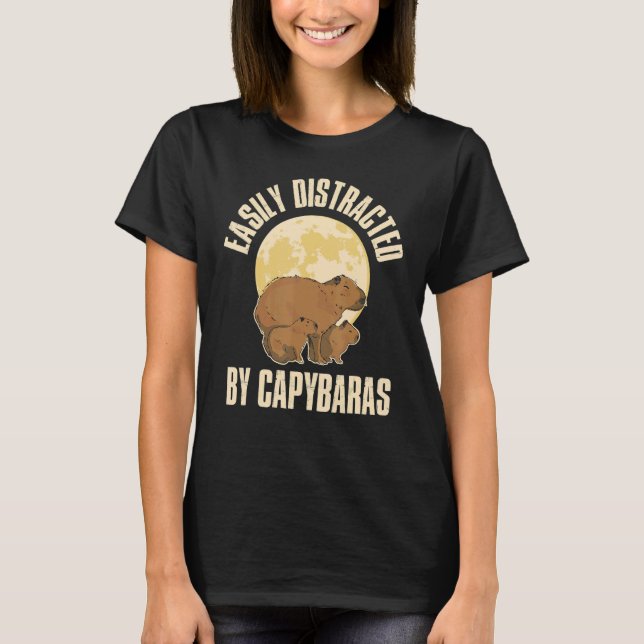 Camiseta Three Capybara Moon (Frente)