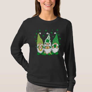 Camiseta Three Green Irish Gnomes Shamrock Clover St Patric