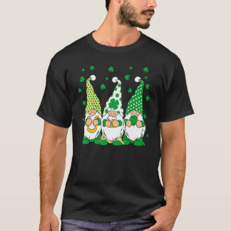 Camiseta Three Green Irish Gnomes Shamrock Clover St Patric