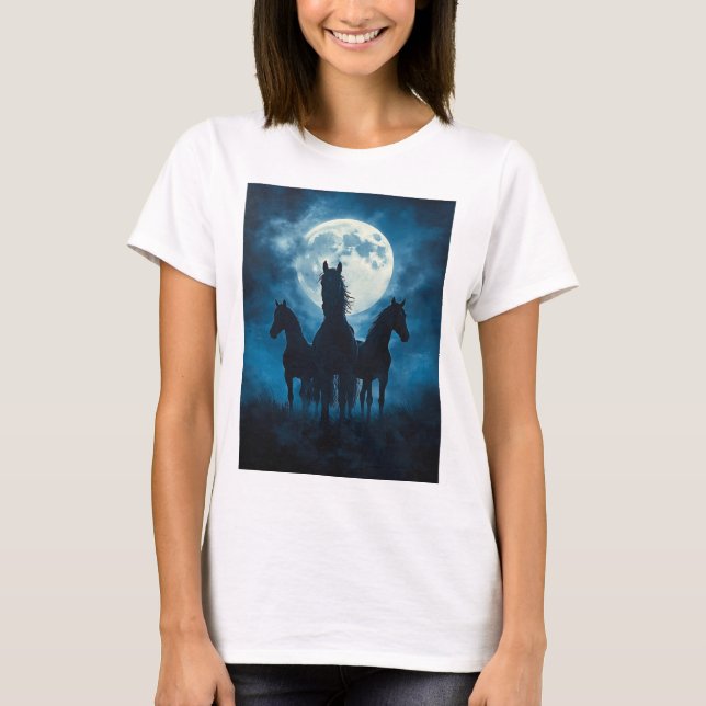 Camiseta Three Horse Moon (Frente)