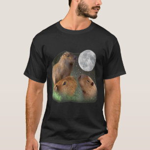 Camiseta Three Moon Capybaras