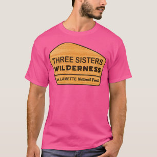 Camiseta Three Sisters Wilderness Willamette National Fores