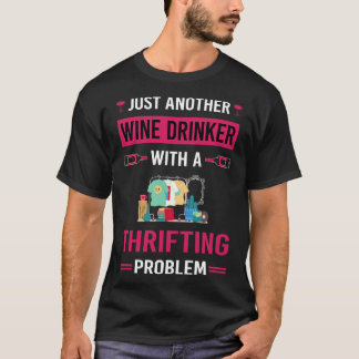 Camiseta Thrifft de Thrifting do Bebê-Vinho