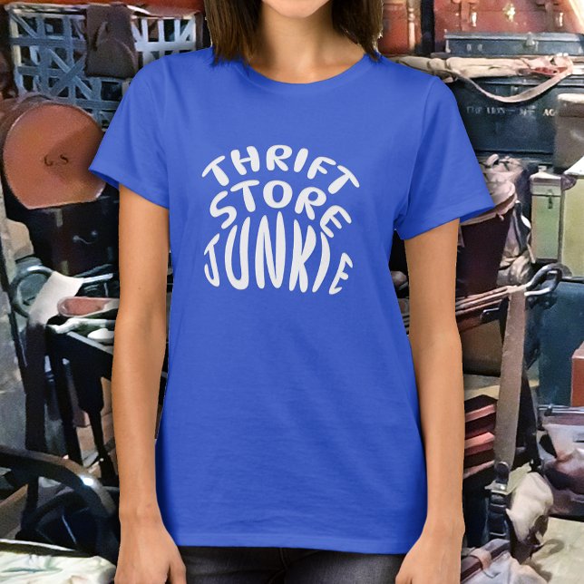 CAMISETA THRIFT STORE JUNKIE (Criador carregado)