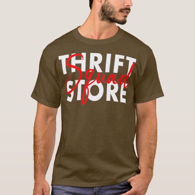 Camiseta Thrift Store Squad Thriffe Comprando Segundo (Frente)