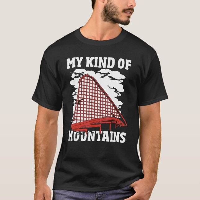 Camiseta Thrill Seeker Carnaval Roller Coas (Frente)