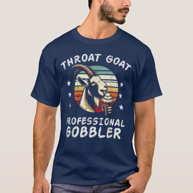 Camiseta Throat Goat Professional Gobbler Funny T-Shirt (Frente)