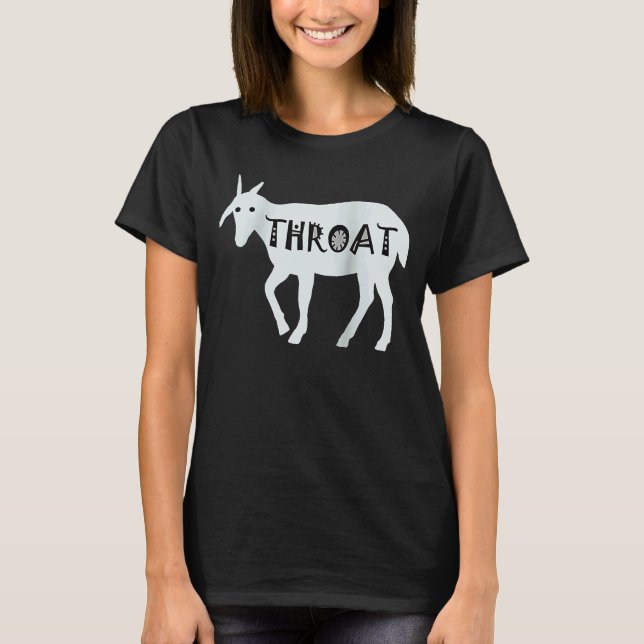 Camiseta Throat Goat Raglan (Frente)