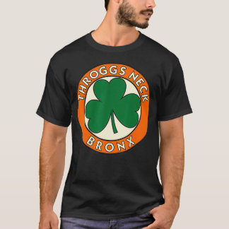Camiseta Throggs Neck Bronx NY Irish Shamrock Vintage