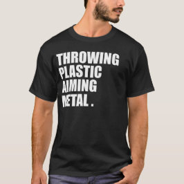 Camiseta Throwing Plastic Aiming Metal Funny Disc Golf