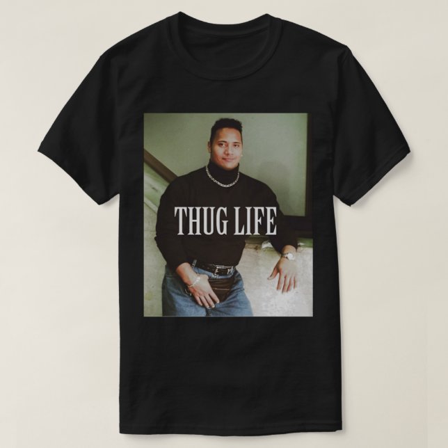 Camiseta THUG LIFE (Camiseta Essencial) (Frente do Design)