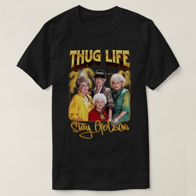 Camiseta Thug Life Original 90s Estética (Frente do Design)