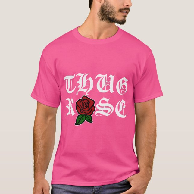 Camiseta Thug Rosa Iii (Frente)