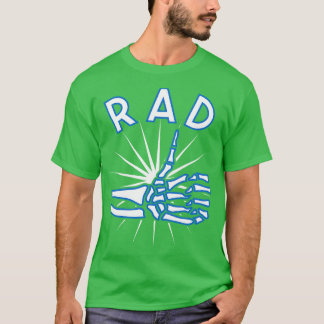 Camiseta Thumb XRay do Técnico de Radiologia do Esqueleto R