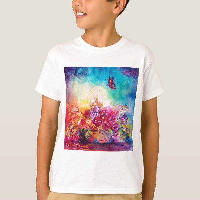 CAMISETA THUMBELINA, FLOWER BASKET E BUTTERFLY (Frente)