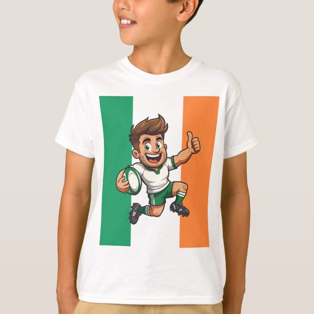 Camiseta Thumbs-Up Victory Irish Rugby Spirit (Frente)